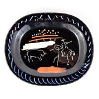 Pablo Picasso CORRIDA SUR FOND NOIR Platter - Sold for $9,375 on 11-25-2017 (Lot 210a).jpg